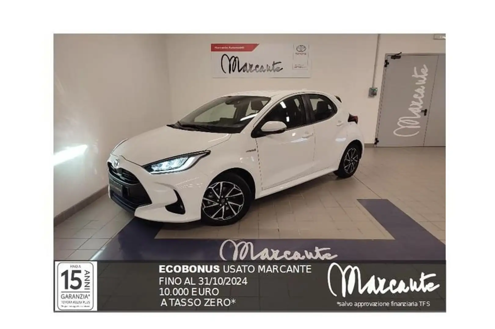 Toyota Yaris 1.5 Hybrid 5 porte Trend Wit - 1