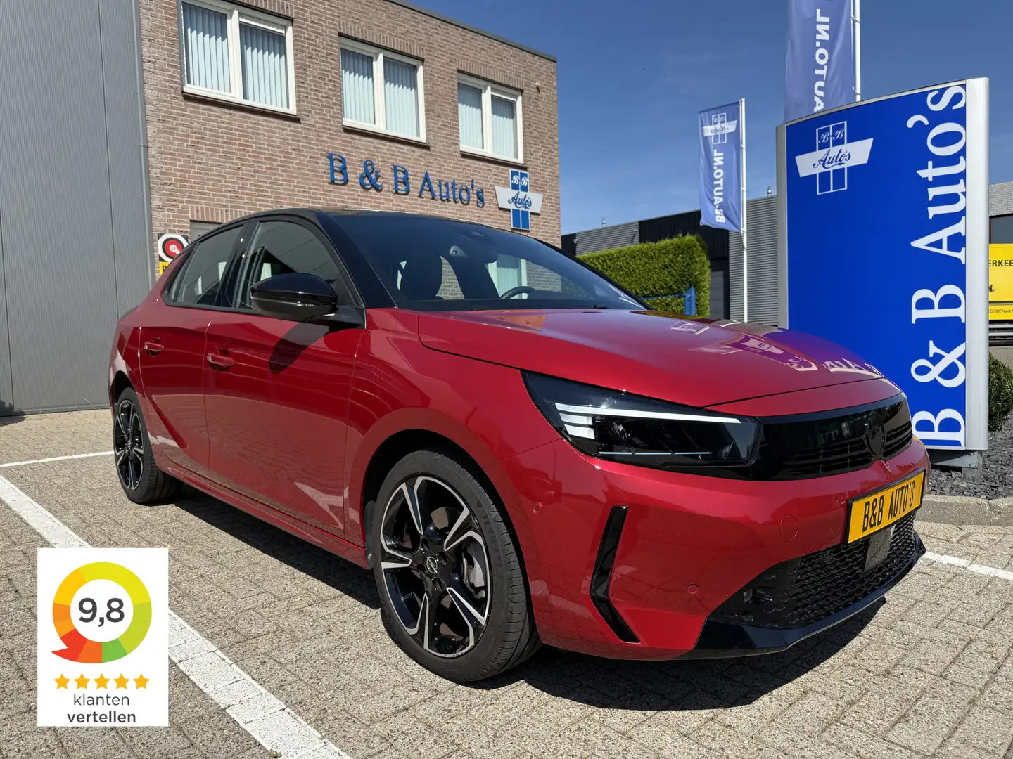 Opel Corsa 1.2 Turbo 100pk Ultimate l PANO-DAK l CAMERA l ECC Rouge - 1