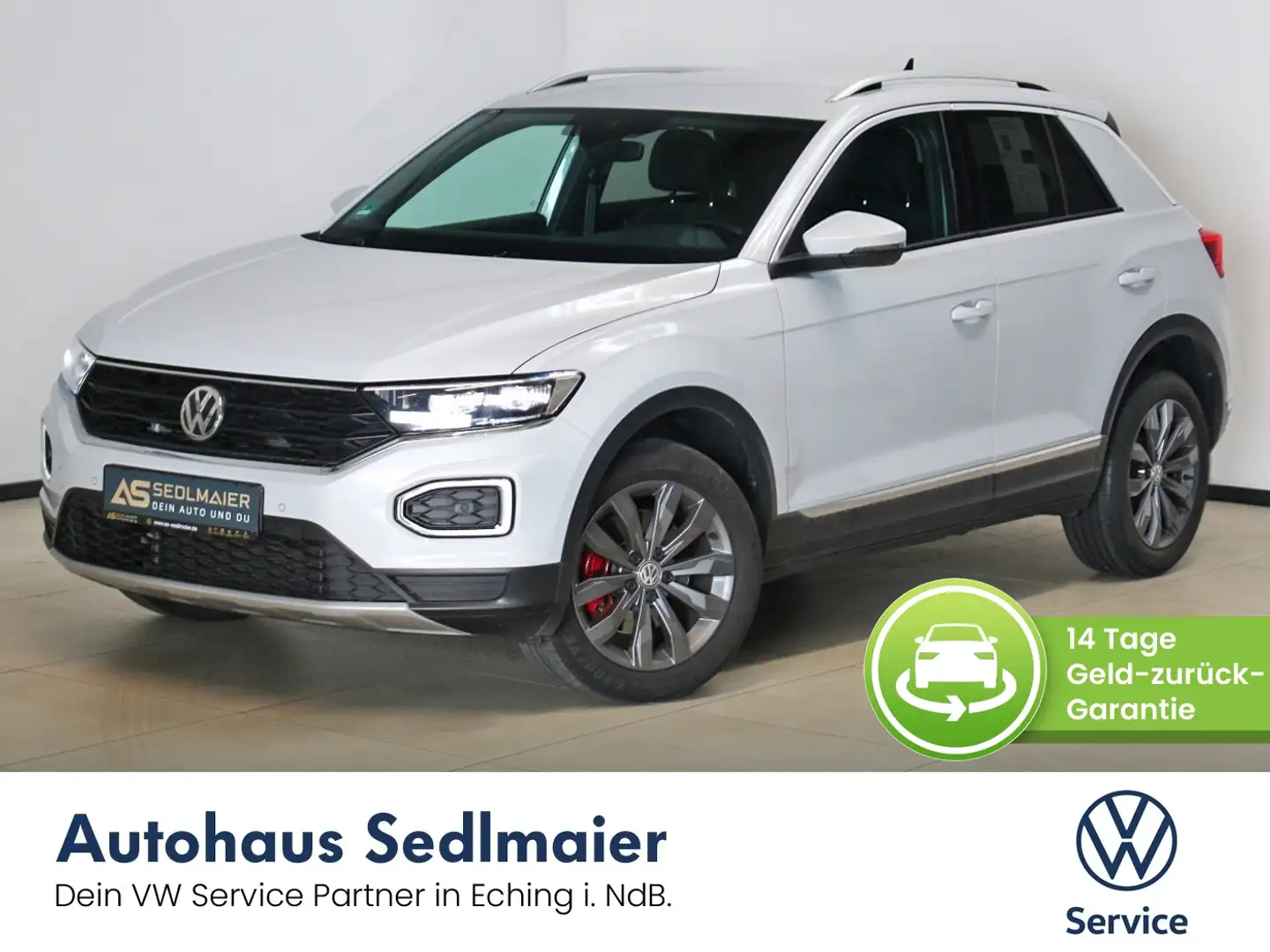 Volkswagen T-Roc 1.5 TSI Sport SOUND|StandHz|NAV|APP|ACC|SHZ Weiß - 1