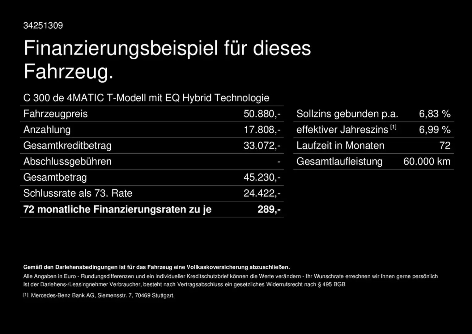 Mercedes-Benz C 300 de T 4M AMG Digital-Light Burmester AHK Weiß - 2
