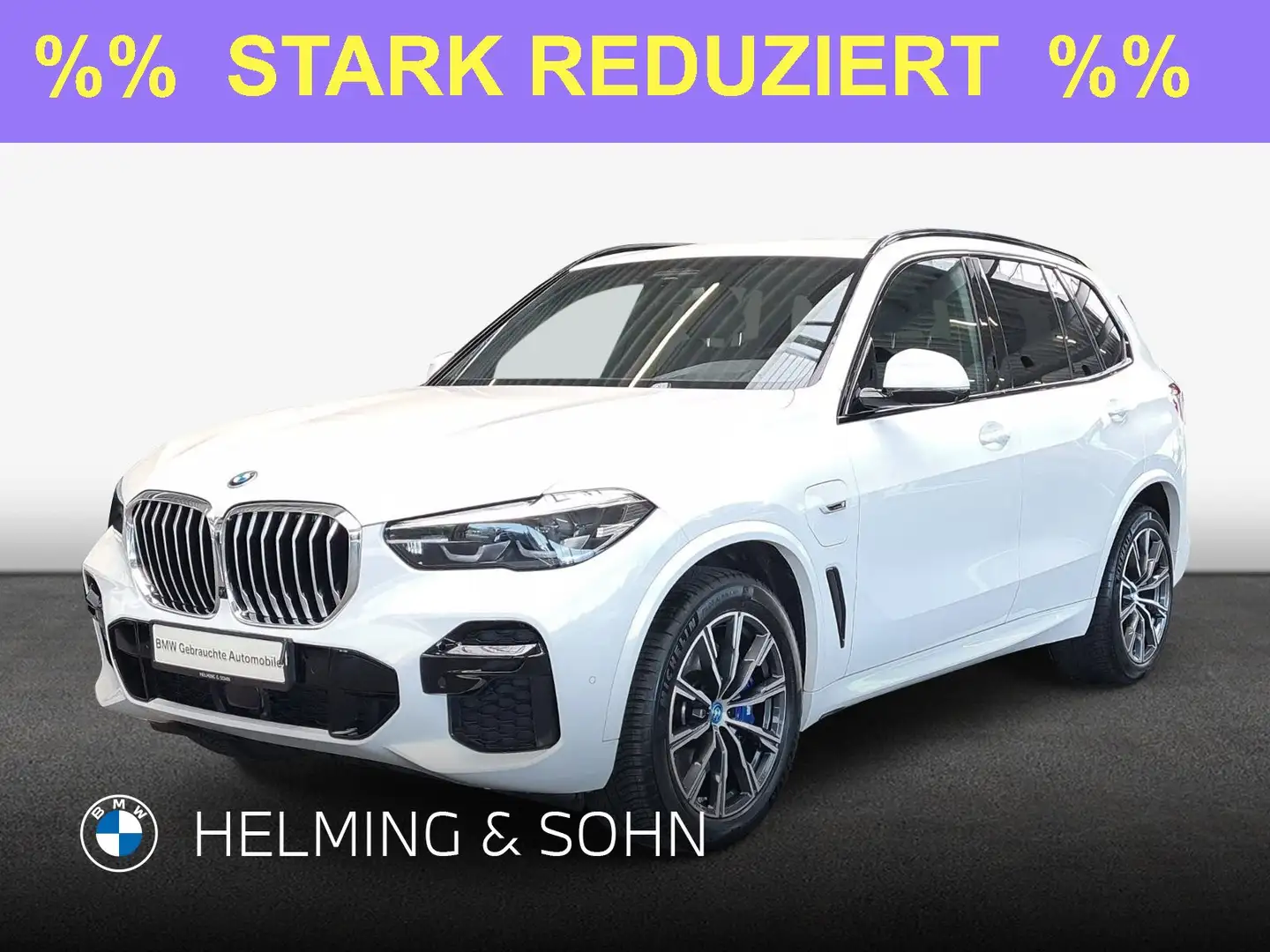 BMW X5 xDrive45e M-Sport Head-Up HiFi DAB LED AHK uvm. Weiß - 1