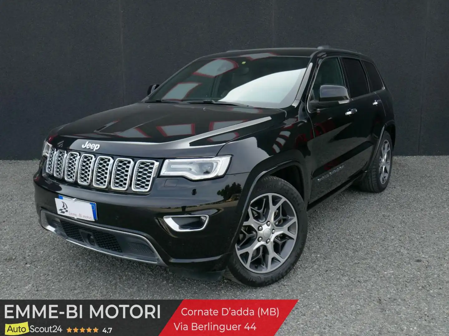 Jeep Grand Cherokee 3.0 V6 CRD 250 CV Multijet II Overland Noir - 1