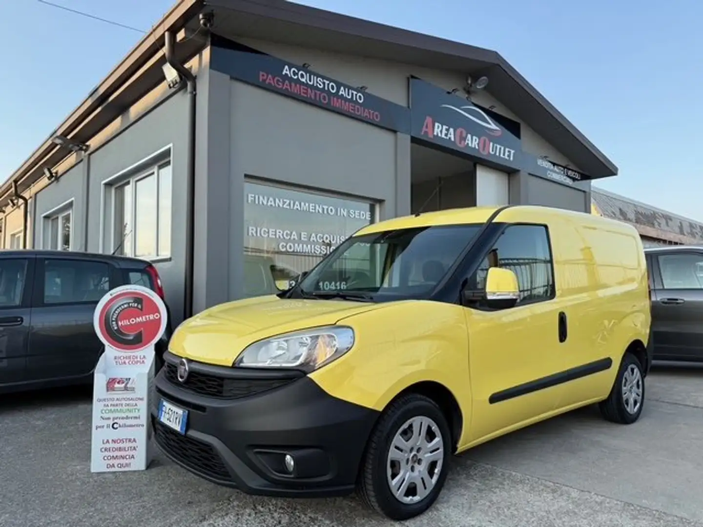 Fiat Doblo 1.3MJT 95CV EURO 6 Cargo*ALLESTITO*VARIE UNITA'* Blanc - 1