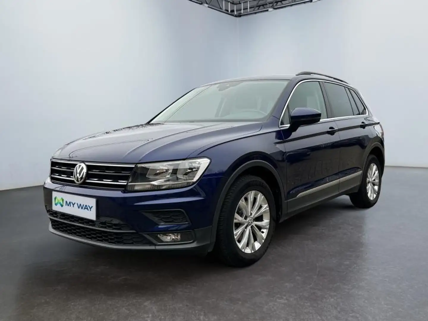 Volkswagen Tiguan *GPS*Carplay*APS Av/Ar*Clim auto*Régul ACC Blauw - 1
