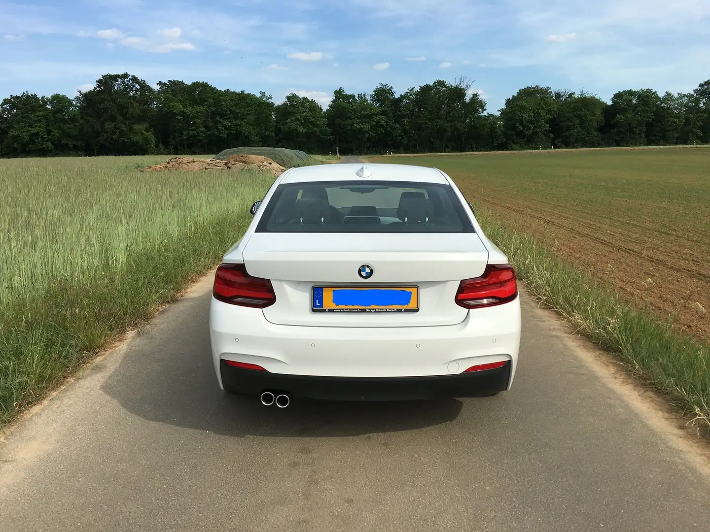 BMW 220 220i Coupe Aut. M Sport Blanc - 2
