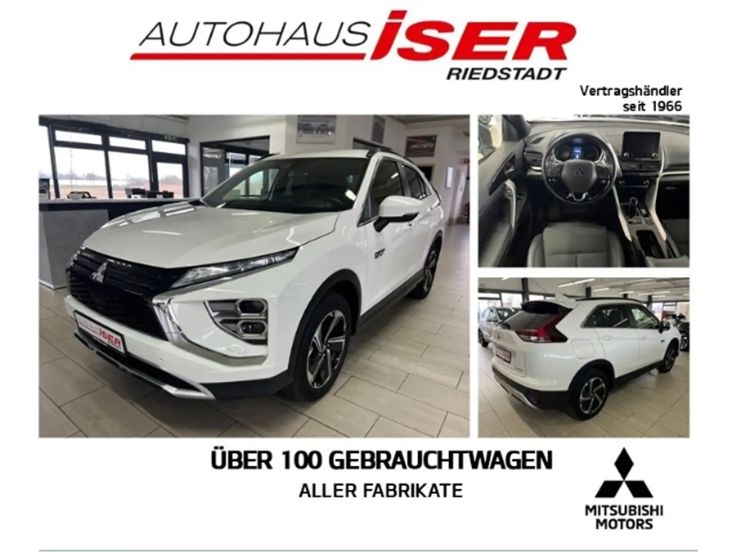 Mitsubishi Eclipse Cross Plus PHEV 4WD Temp SHZ StandHZG DAB Blanc - 1
