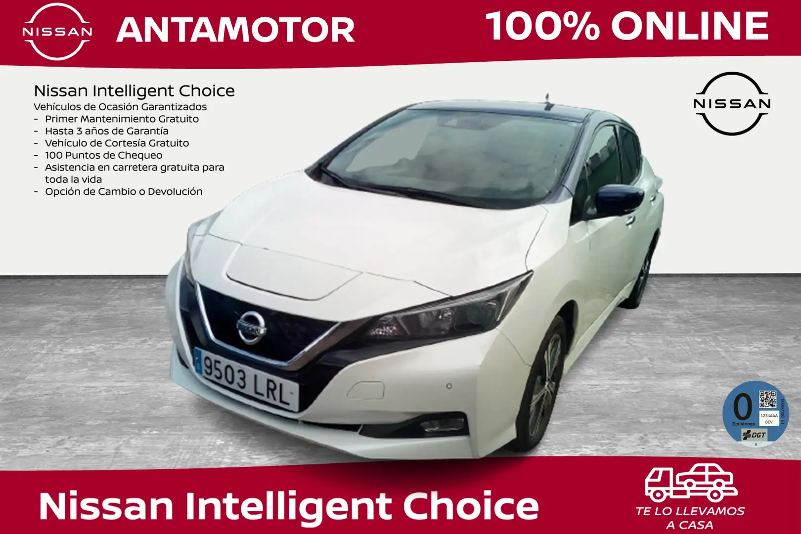 Nissan Leaf 62 kWh e+ N-Connecta Blanco - 1