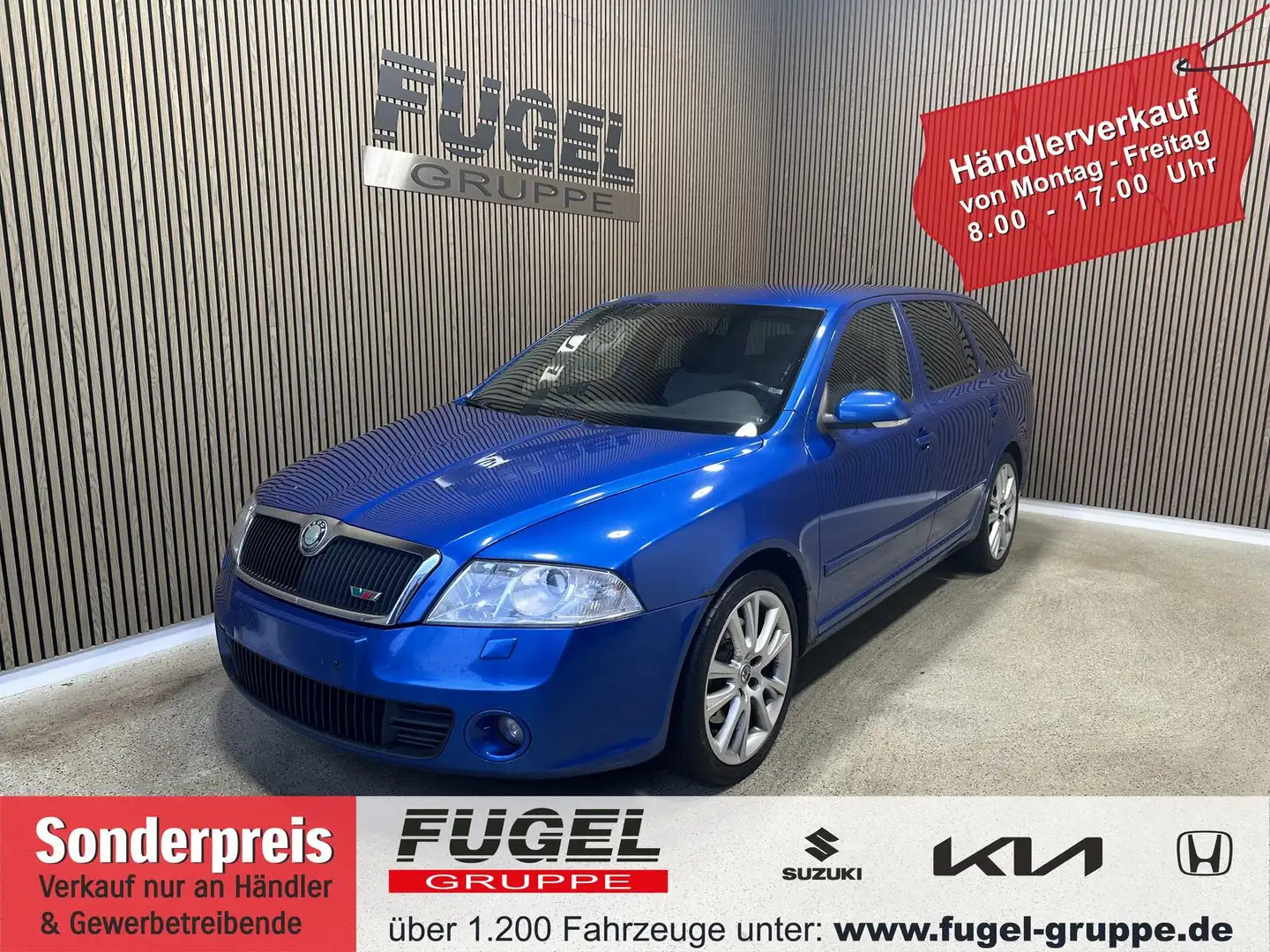 Skoda Octavia 2.0 TDI RS SHZ|AHK Blauw - 1