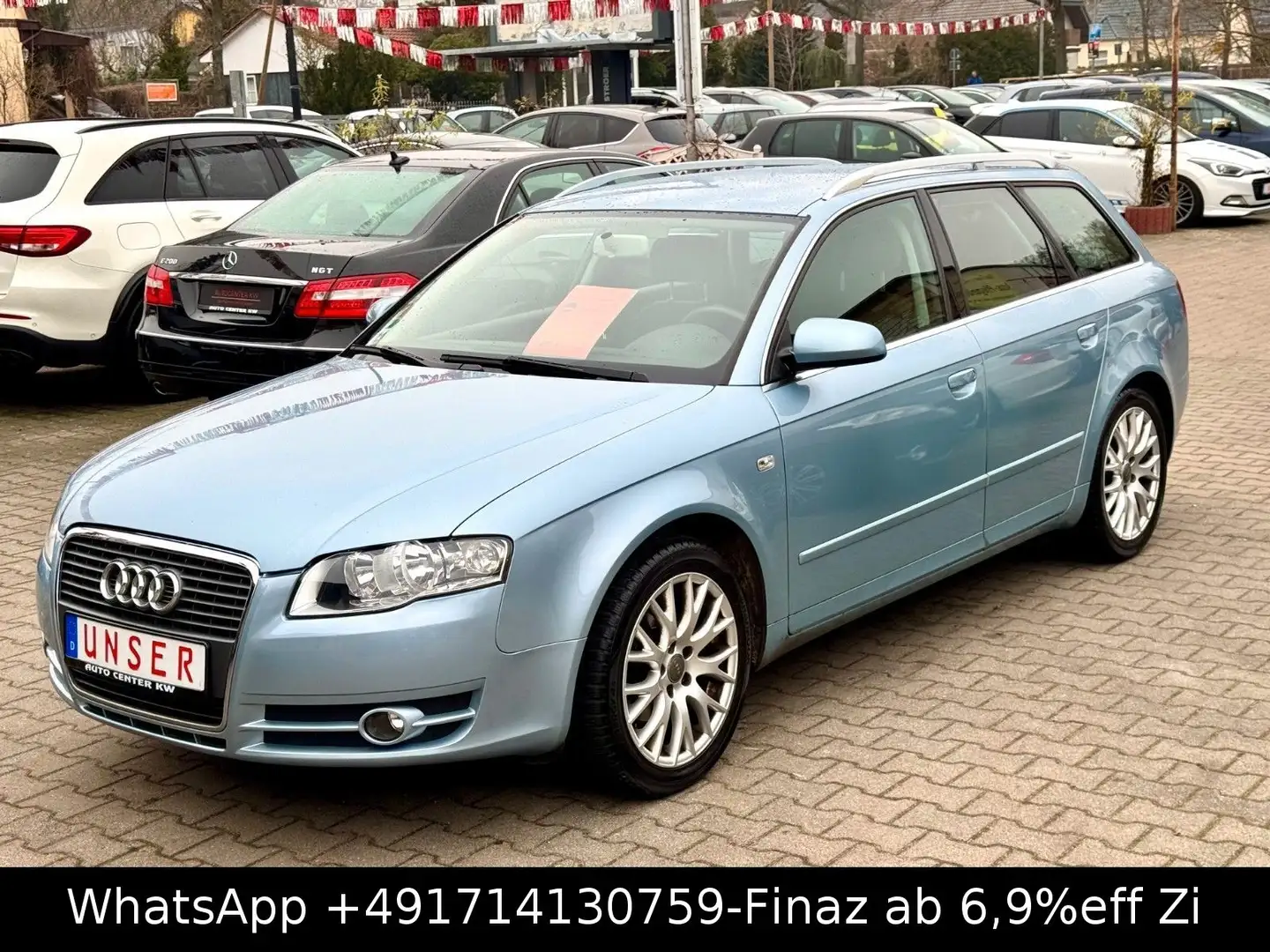Audi A4 Avant 1.6-KLIMA-SHZG-SHFT-17 ALU-AHK-ZAHN NEU Blau - 1