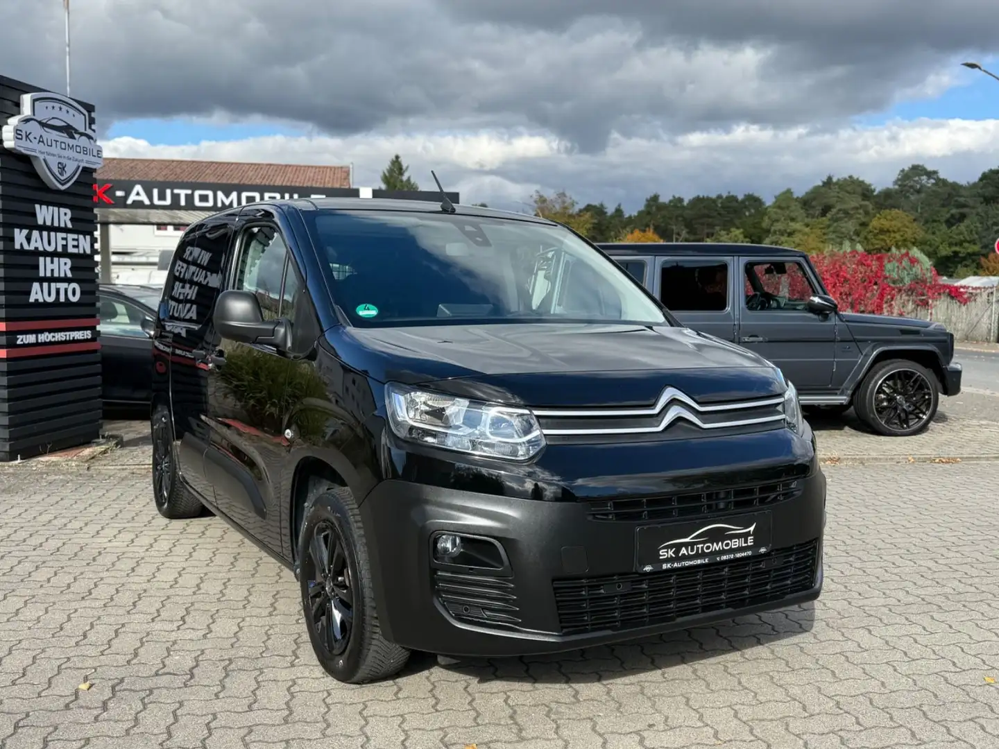 Citroen Berlingo Kasten Club M/L1 1.HAND-40KM-SHZG-AHK Schwarz - 1