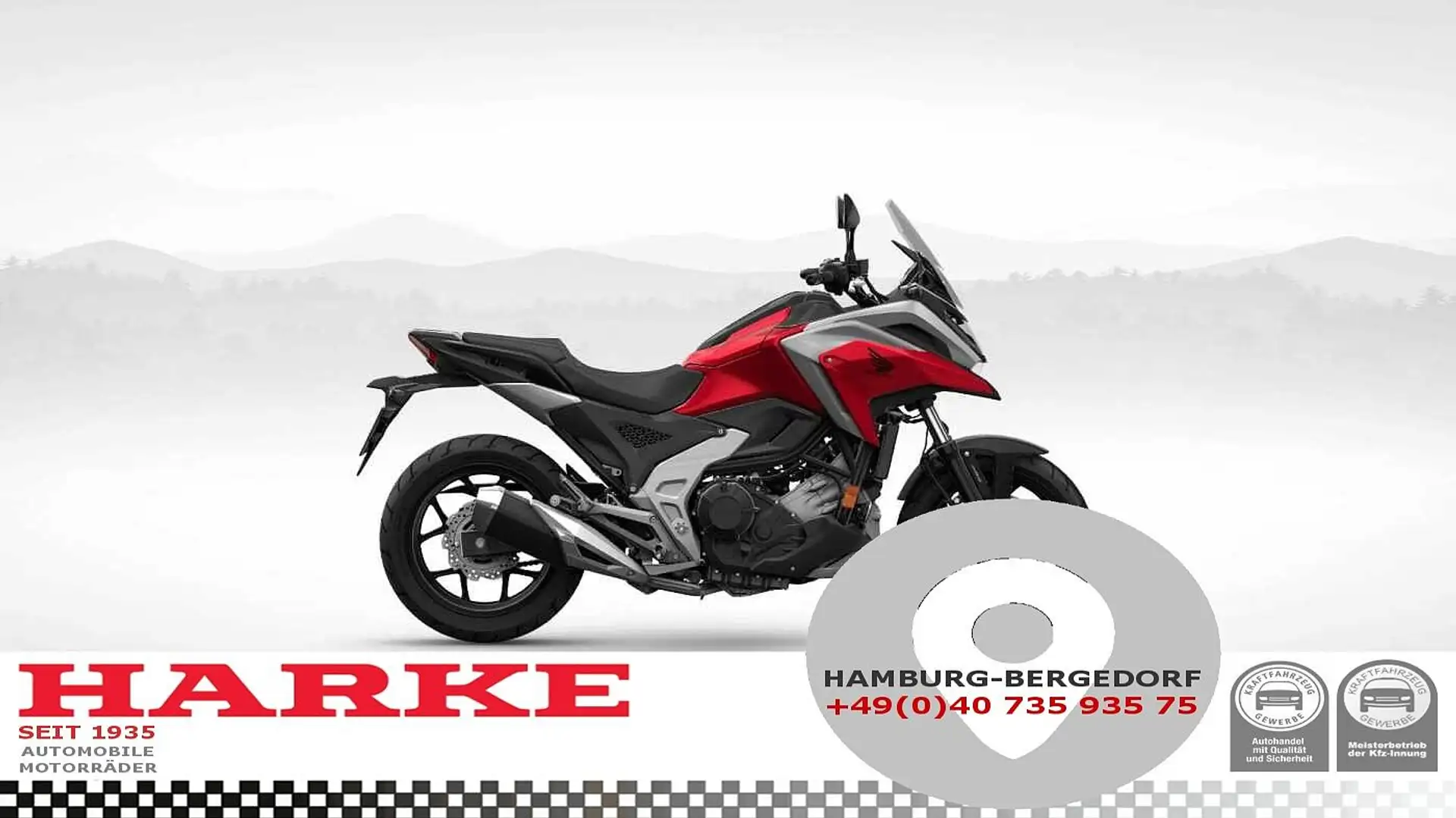 Honda NC 750 X  ABS Červená - 1