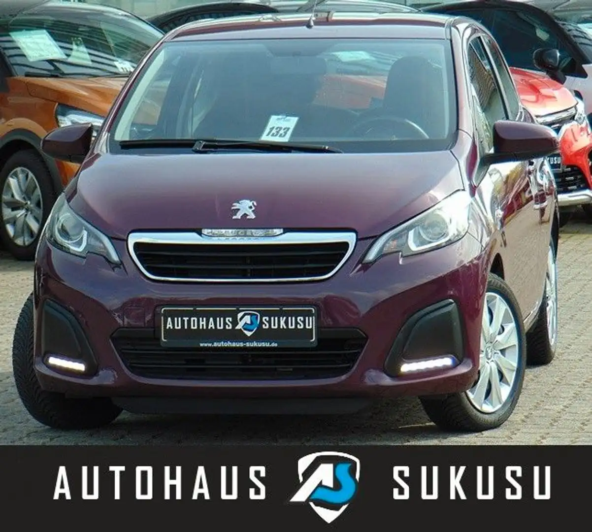 Peugeot 108 1.2 VTi Active Fioletowy - 1