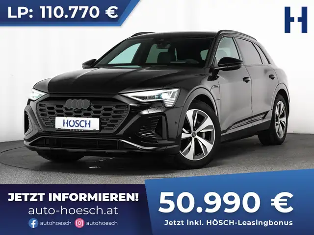 Audi Q8 e-tron 55 quattro 2x S-LINE BLACK HEAD-UP AHK MATRIX -54%
