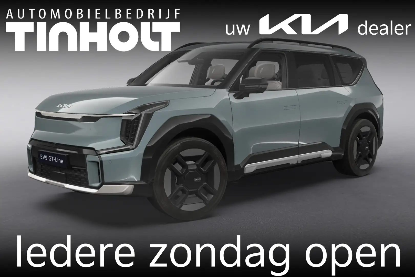 Kia EV9 GT-Line AWD 6p. 99.8 kWh - Direct uit voorraad lev Groen - 1