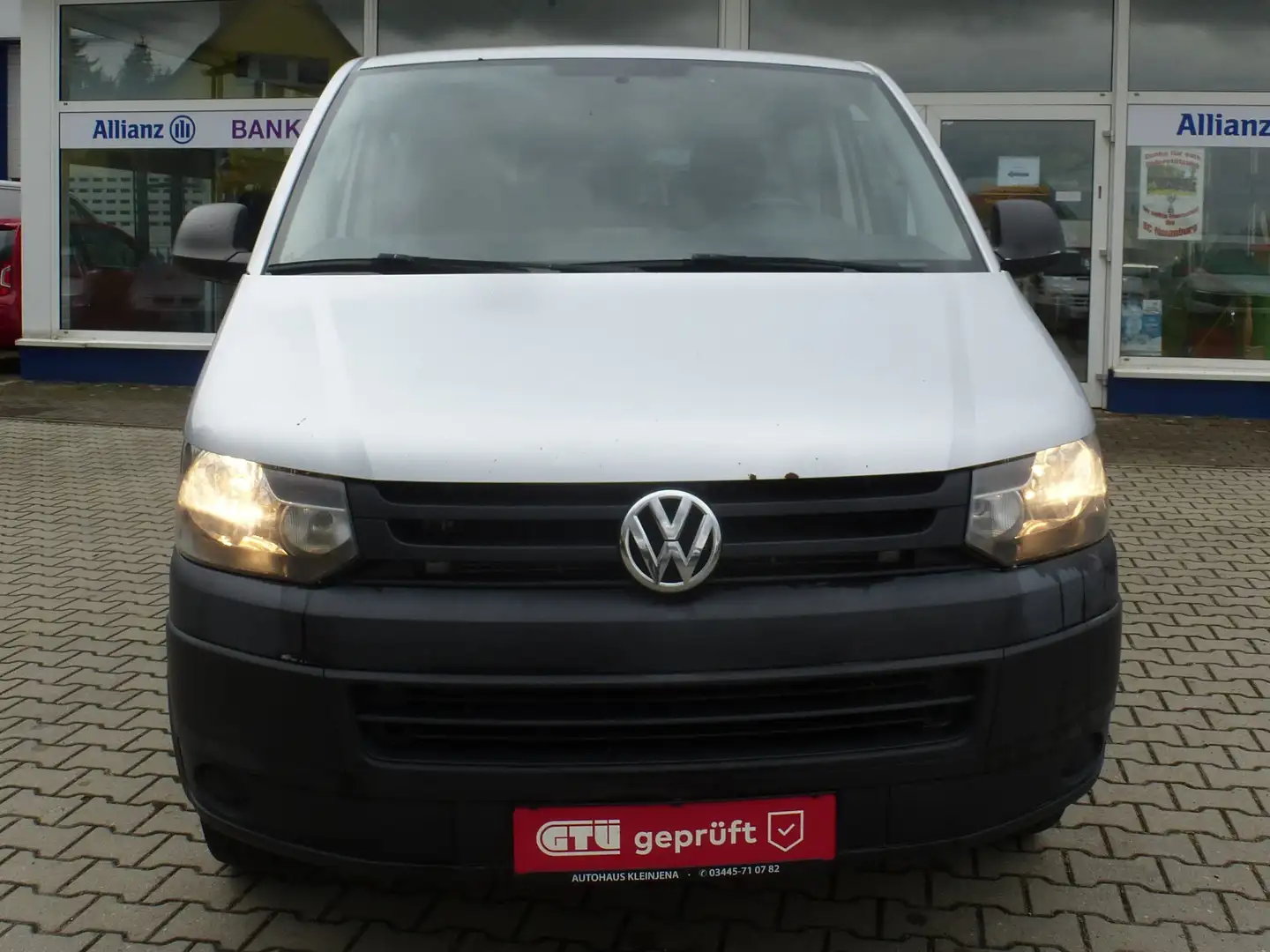Volkswagen T5 Transporter 2.0 TDI Lang/1-Hand/ Klima/Euro5/9-Sitze Grau - 2