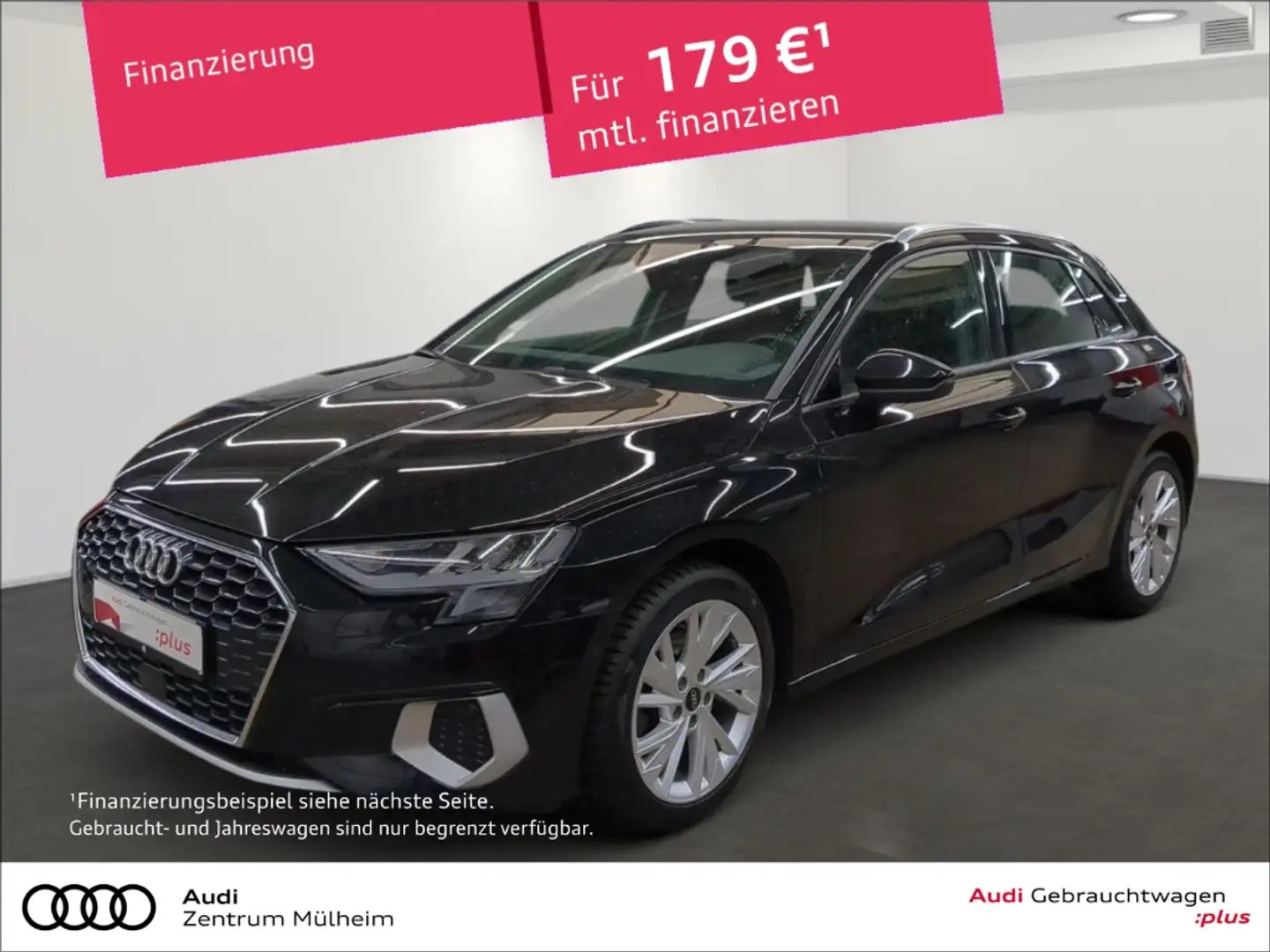 Audi A3 Sportback 35 TDI Navi LED Rückfahrkamera Zwart - 1