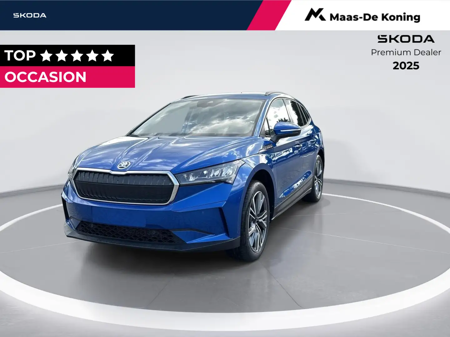 Skoda Enyaq iv Selection Elektromotor 132 kW / 179 pk SUV | Bu Blauw - 1