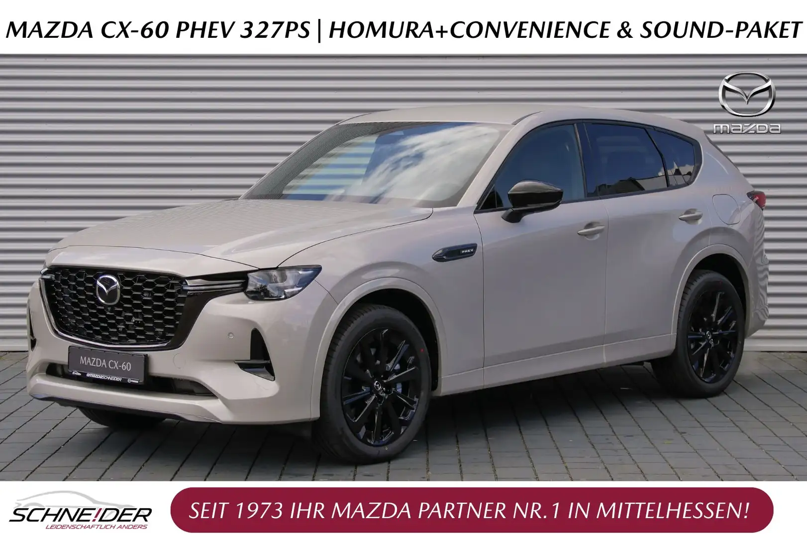 Mazda CX-60 PHEV 327PS Homura+Convenience&Sound-Paket Argent - 1