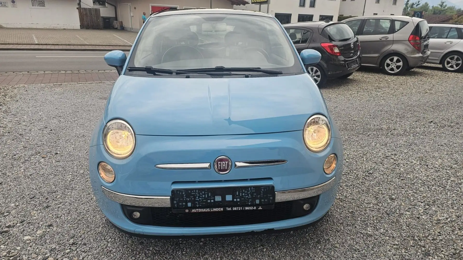 Fiat 500 *0,9 BENZIN*KLIMA*SHZ*PANO* Blau - 2