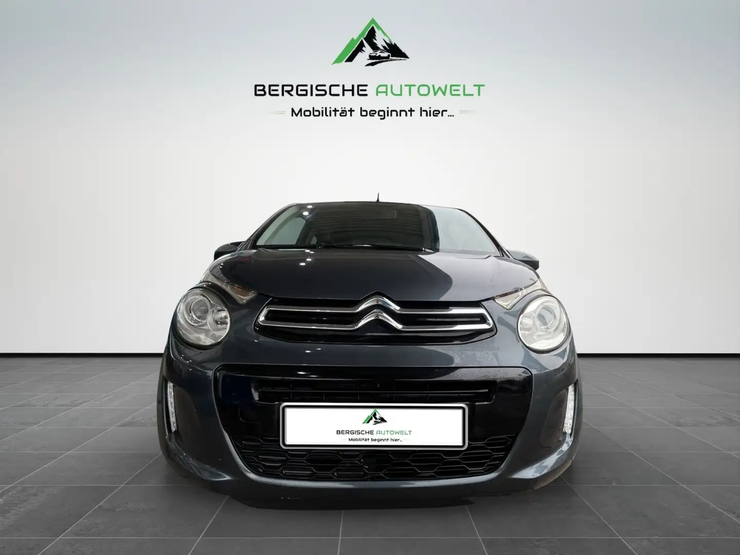 Citroen C1 Shine 1.2 82PS/TEMP/KLIMA-A/CAM/BT/ALU/TÜV Gris - 2