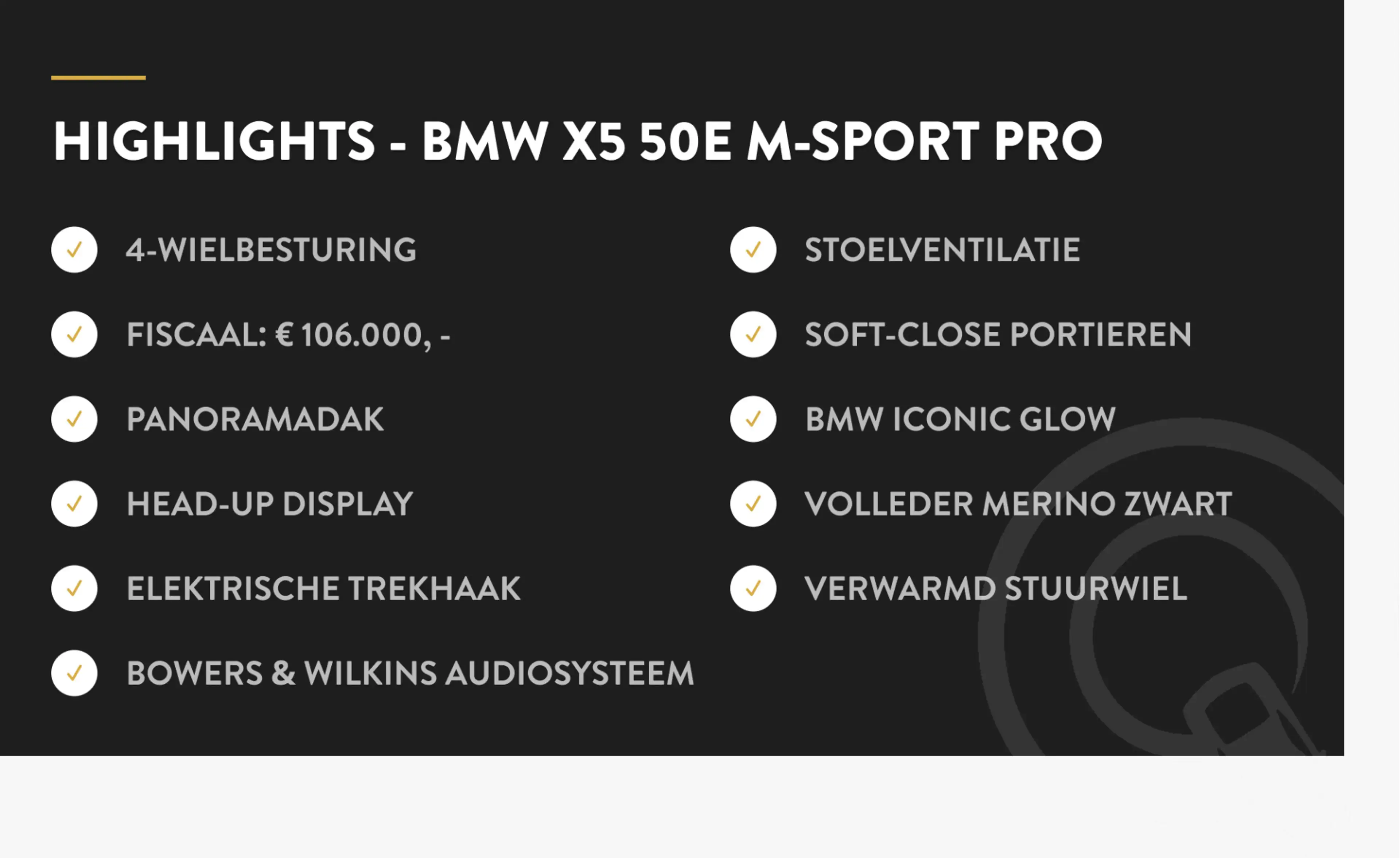 BMW X5 xDrive50e BOWERS/WILKINS.4WSTURING.PANO.THAAK — photo 4