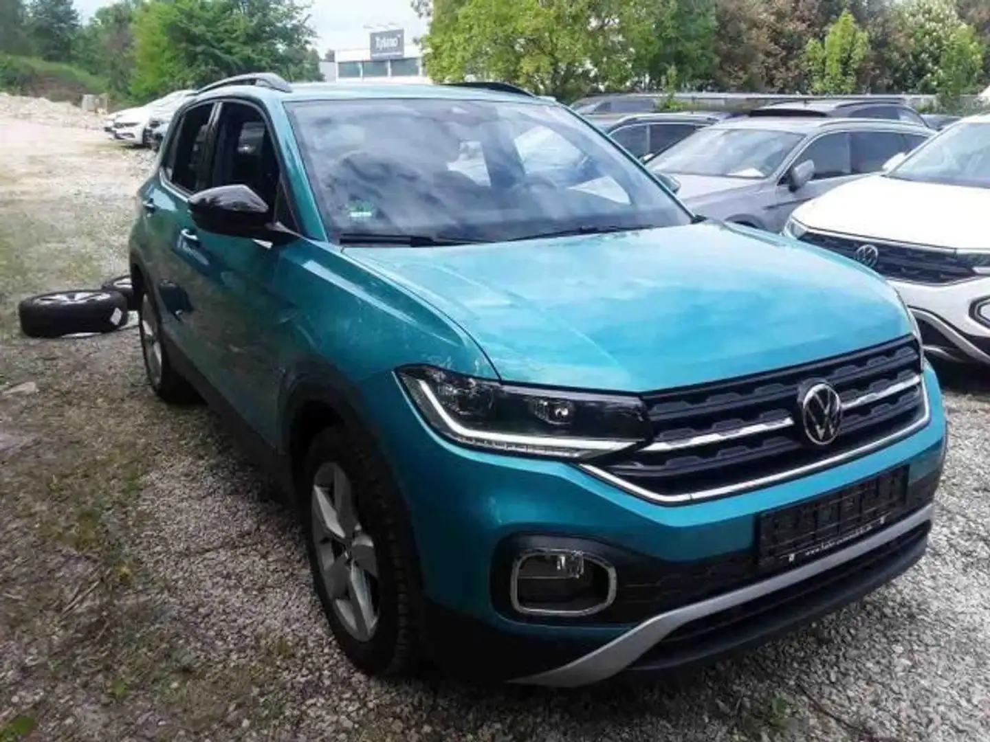 Volkswagen T-Cross 1.0 TSI DSG ACTIVE LED+NAV+AHK+DAB+BEATS Blau - 2