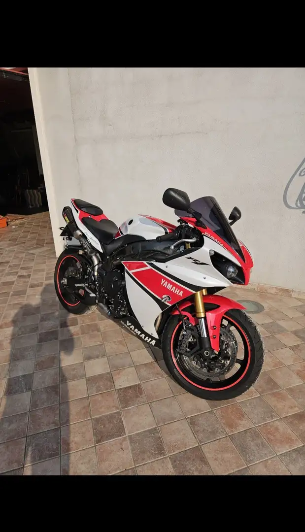Yamaha YZF-R1 50th anniversary Blanc - 1