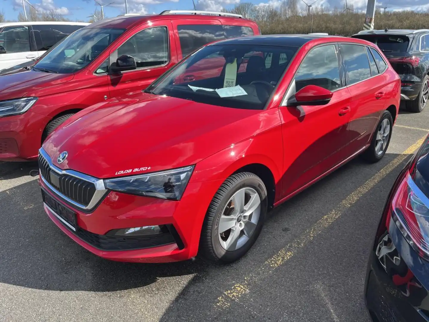 Skoda Scala 1.5 ACT Style LED*PANO*KESSY*TEMP*SHZ*VIRT Rood - 1