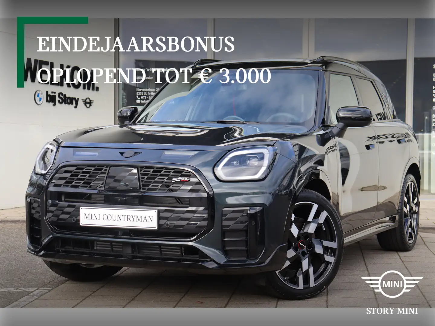 MINI Countryman C Automaat / John Cooper Works / Pakket XL / 20" JCW Grijs - 1