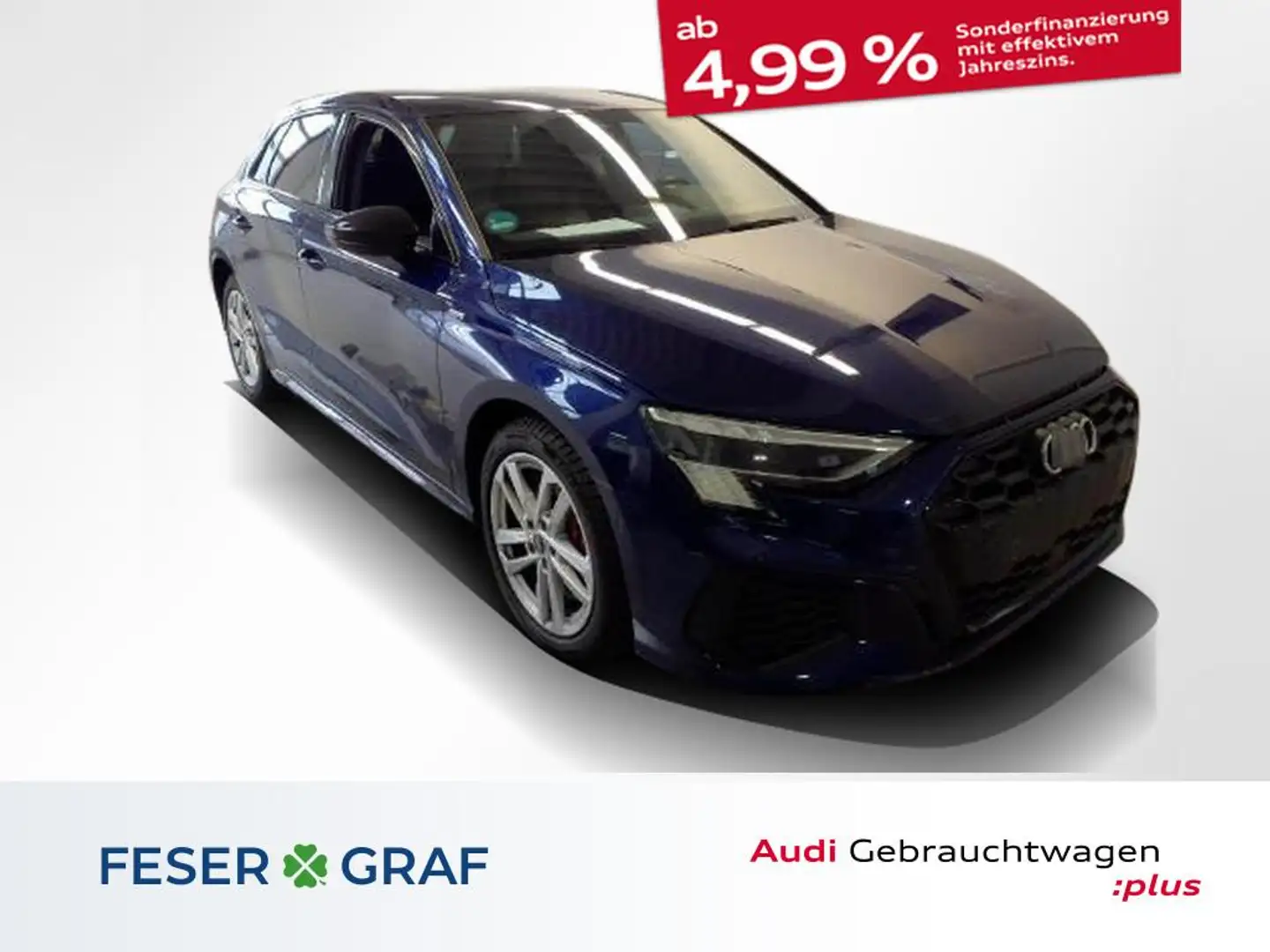 Audi A3 45 TFSIe S line S tronic Azul - 1