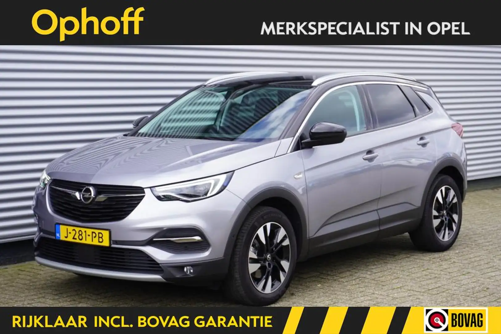 Opel Grandland X 1.2 Turbo Ultimate Automaat / Camera / Leer / LED Gris - 1