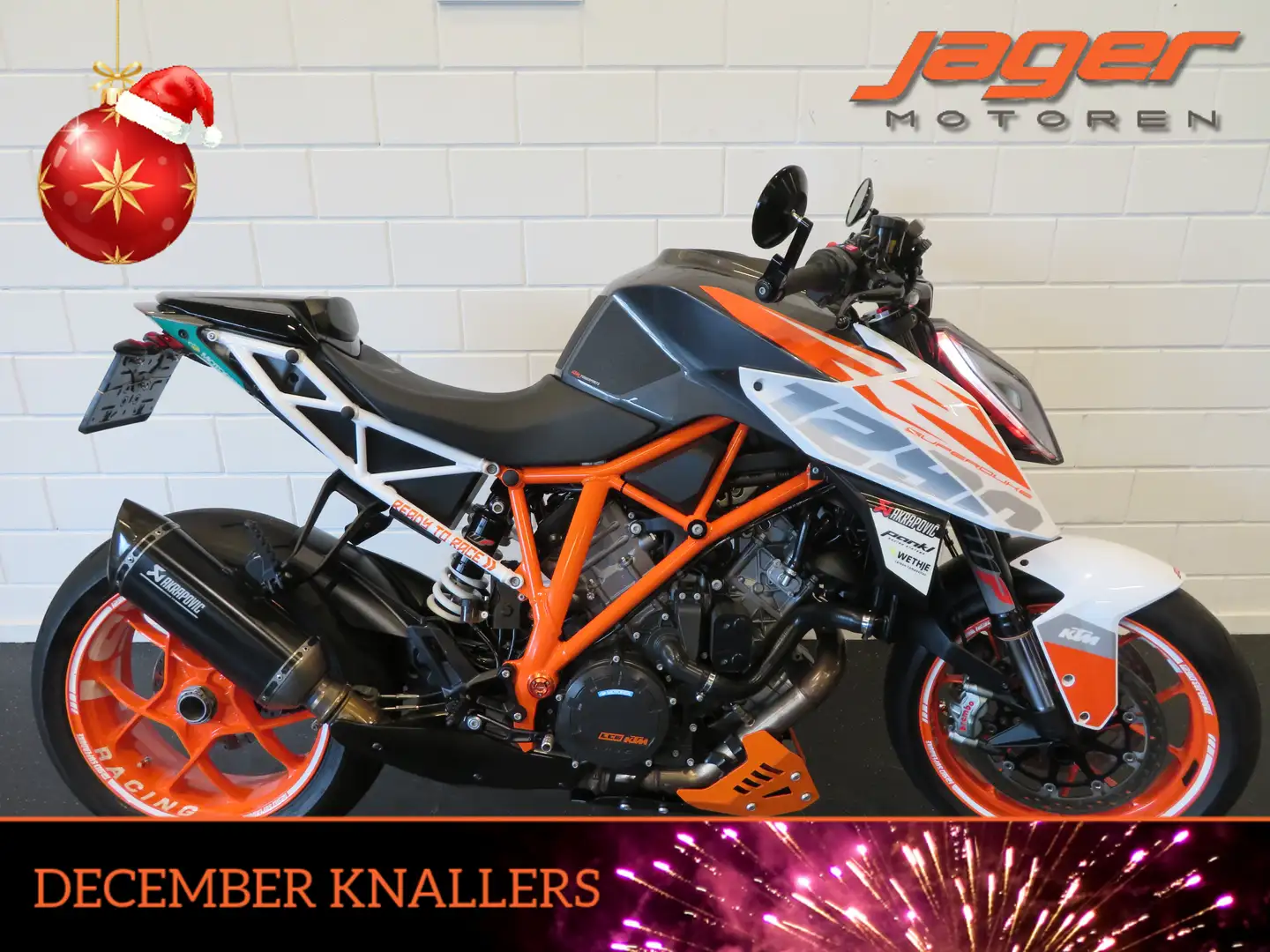 KTM 1290 SUPER DUKE FULL! AKRA HISTORIE Oranje - 1