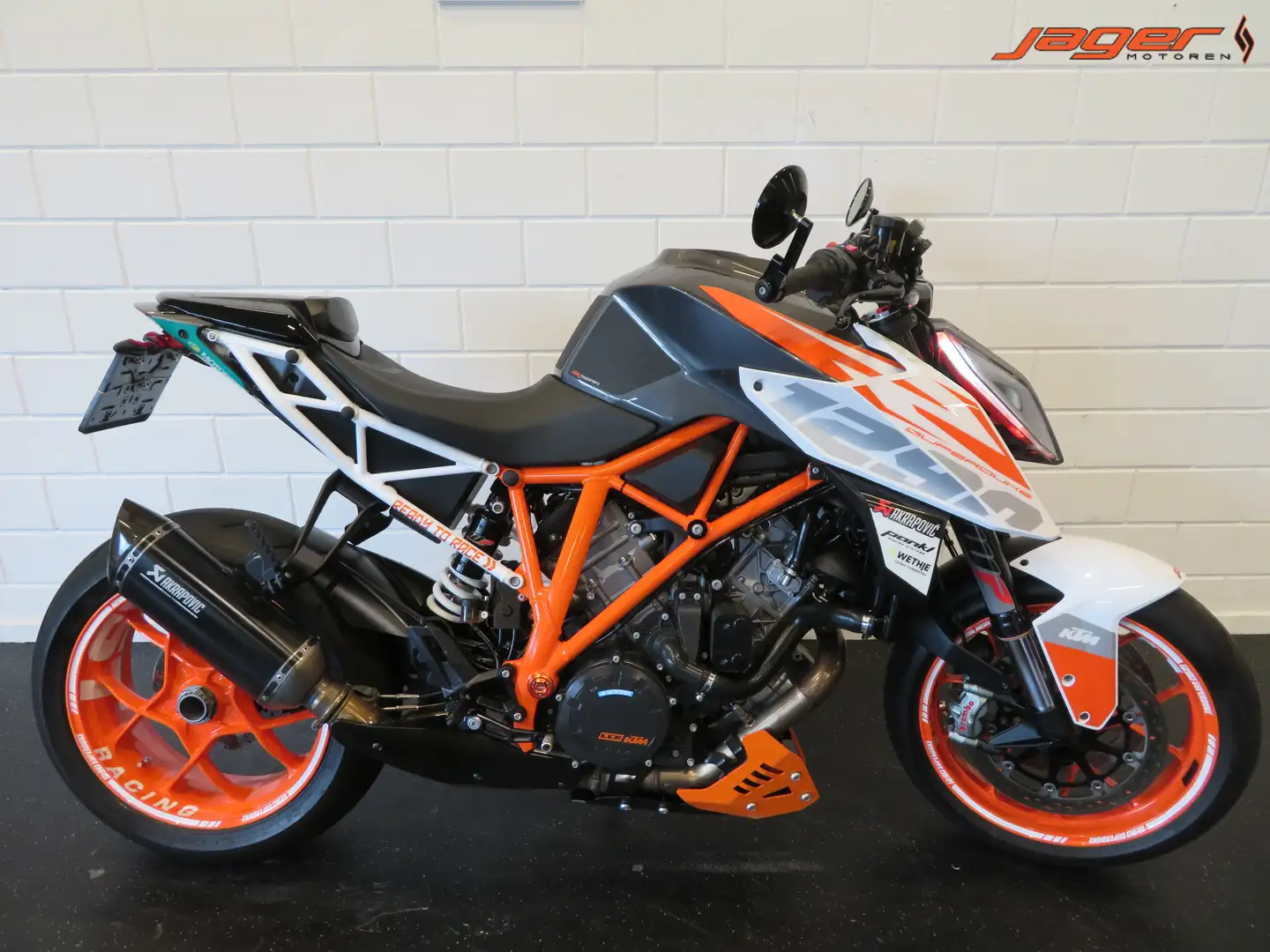 KTM 1290 SUPER DUKE FULL! AKRA HISTORIE Oranje - 1