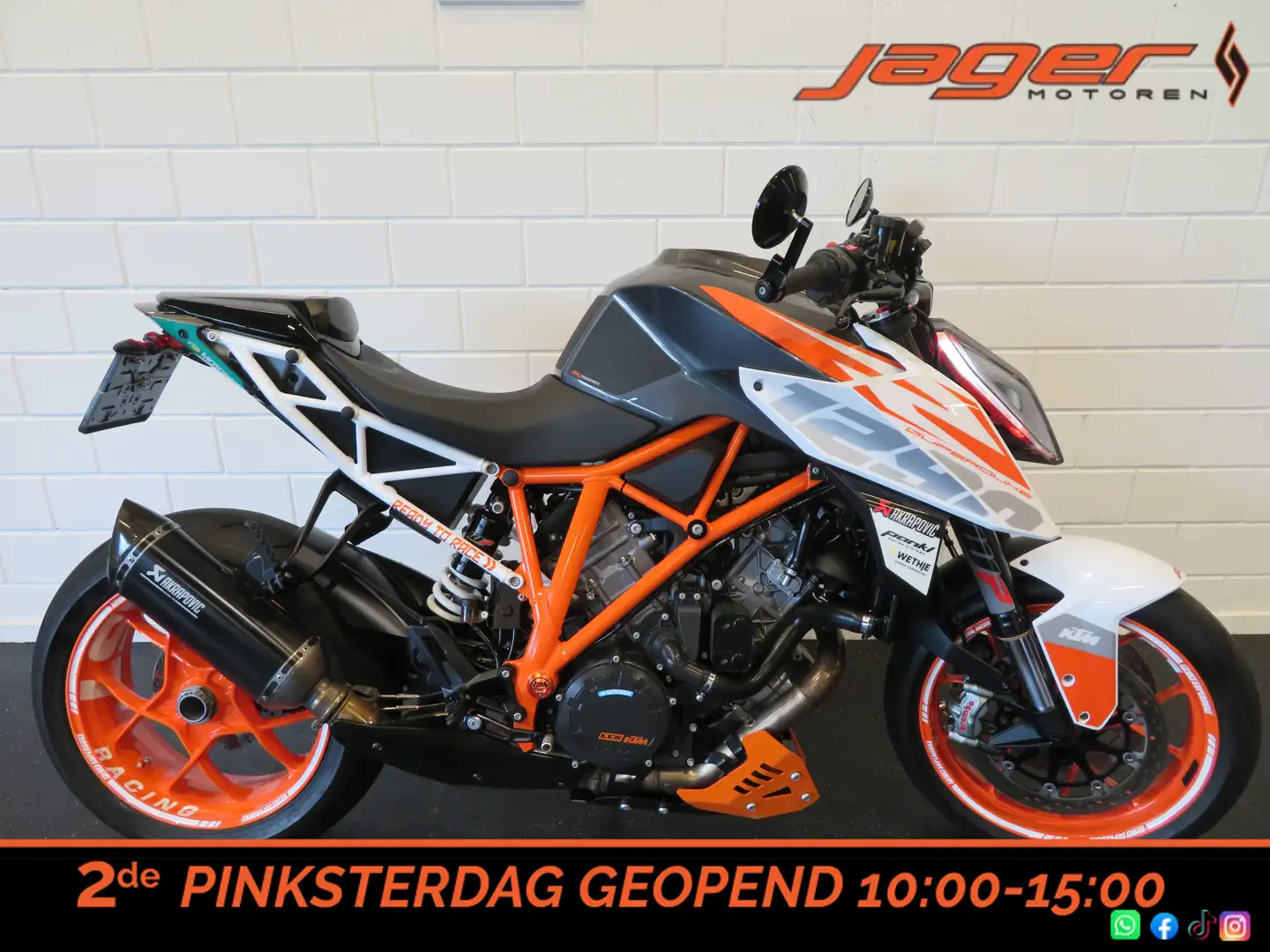 KTM 1290 SUPER DUKE FULL! AKRA HISTORIE Oranje - 1
