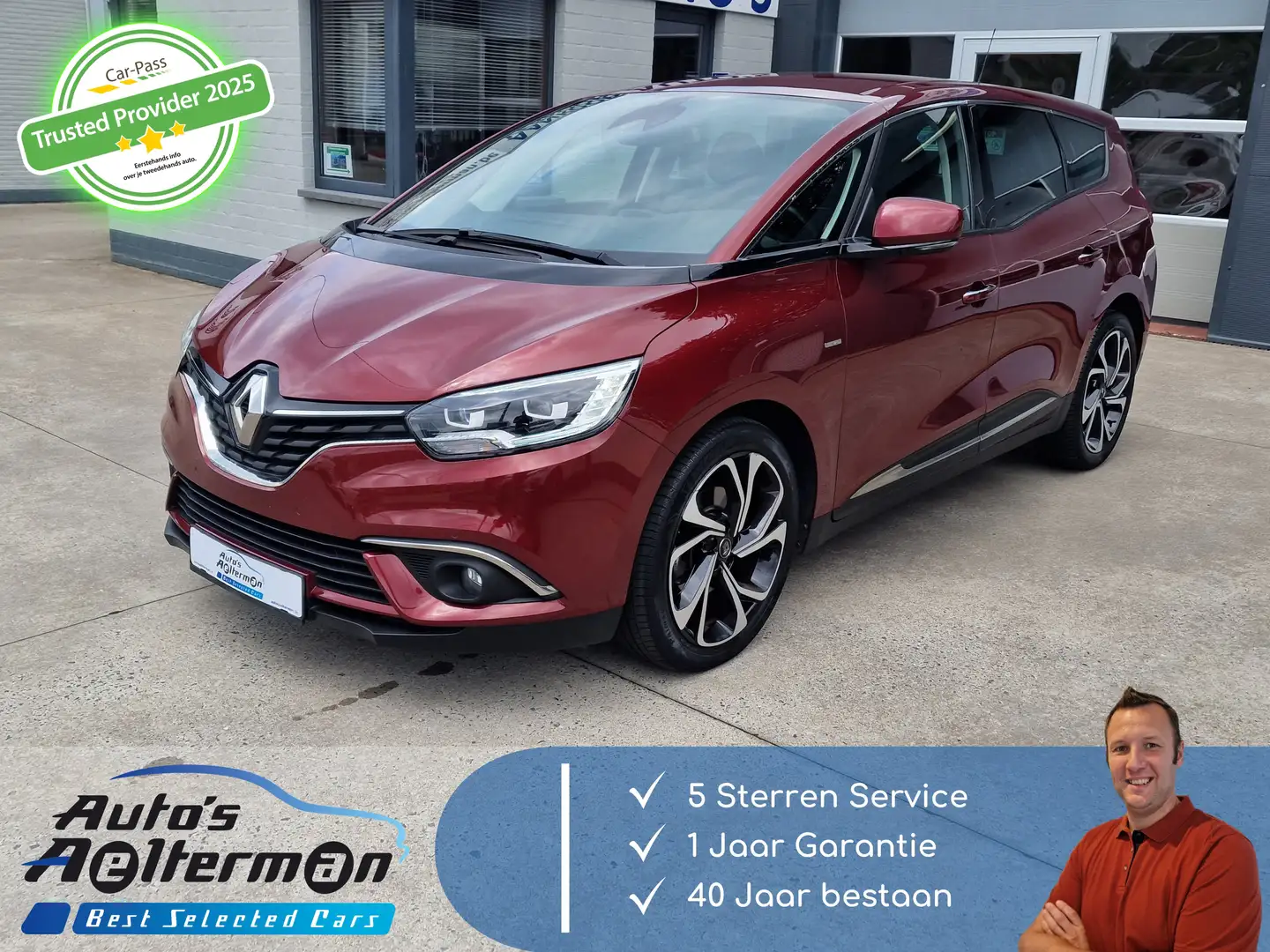Renault Grand Scenic 7 PLAATS 1.33 TCe Bose Edition AUTOMAAT * LED * . Rouge - 1