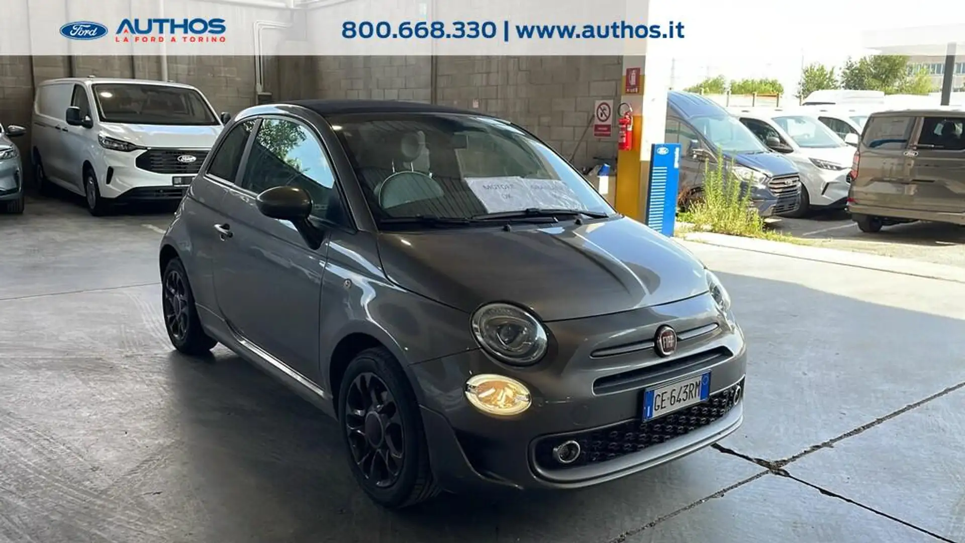 Fiat 500 500C 1.0 hybrid Sport 70cv Grigio - 2