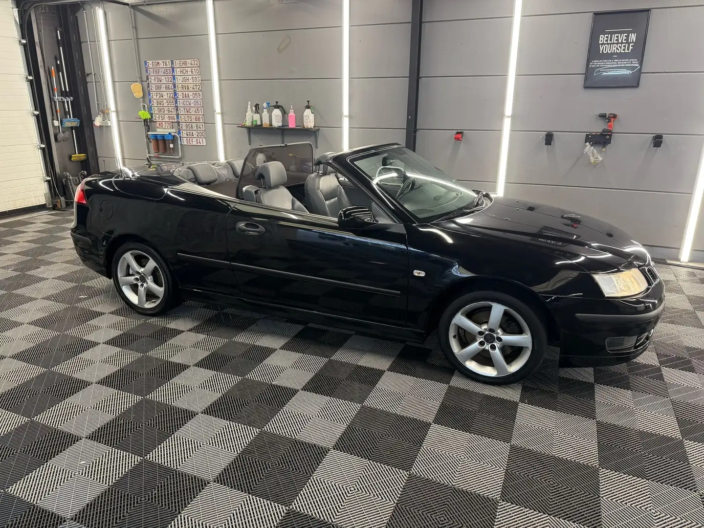 Saab 9-3 Cabriolet 1.9 TiD 16v bj. 2006 198000km Černá - 1