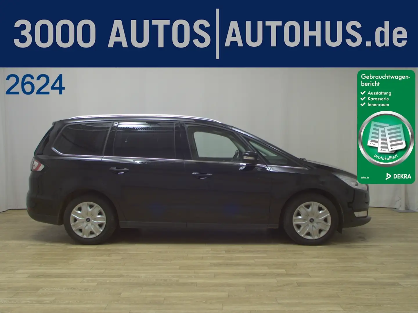 Ford Galaxy 2.0 TDCi Titanium 7-Sitze Leder Navi ACC Schwarz - 1