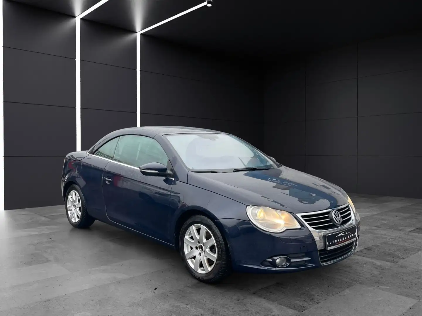 Volkswagen Eos 2.0TDI*TÜV*PANO*S-HEFT*SPORT*STAND.H*NAVI Blau - 2
