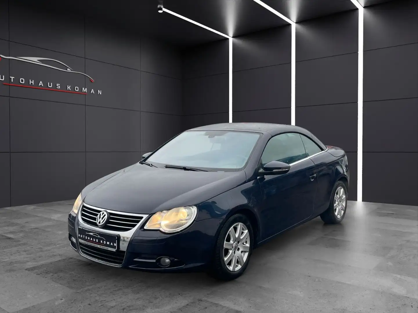Volkswagen Eos 2.0TDI*TÜV*PANO*S-HEFT*SPORT*STAND.H*NAVI Blau - 1