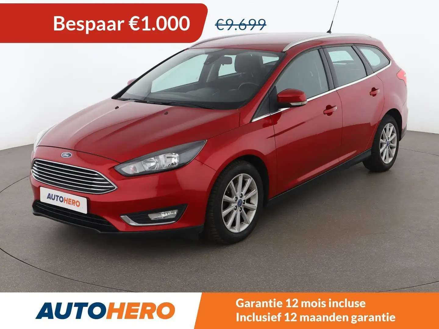 Ford Focus 1.5 EcoBoost Titanium Rouge - 1