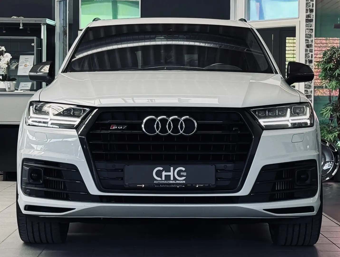 Audi SQ7 quattro |7-SITZ|HUD|PANO|AHK|ALL.LENK.|CARBON Blanc - 2