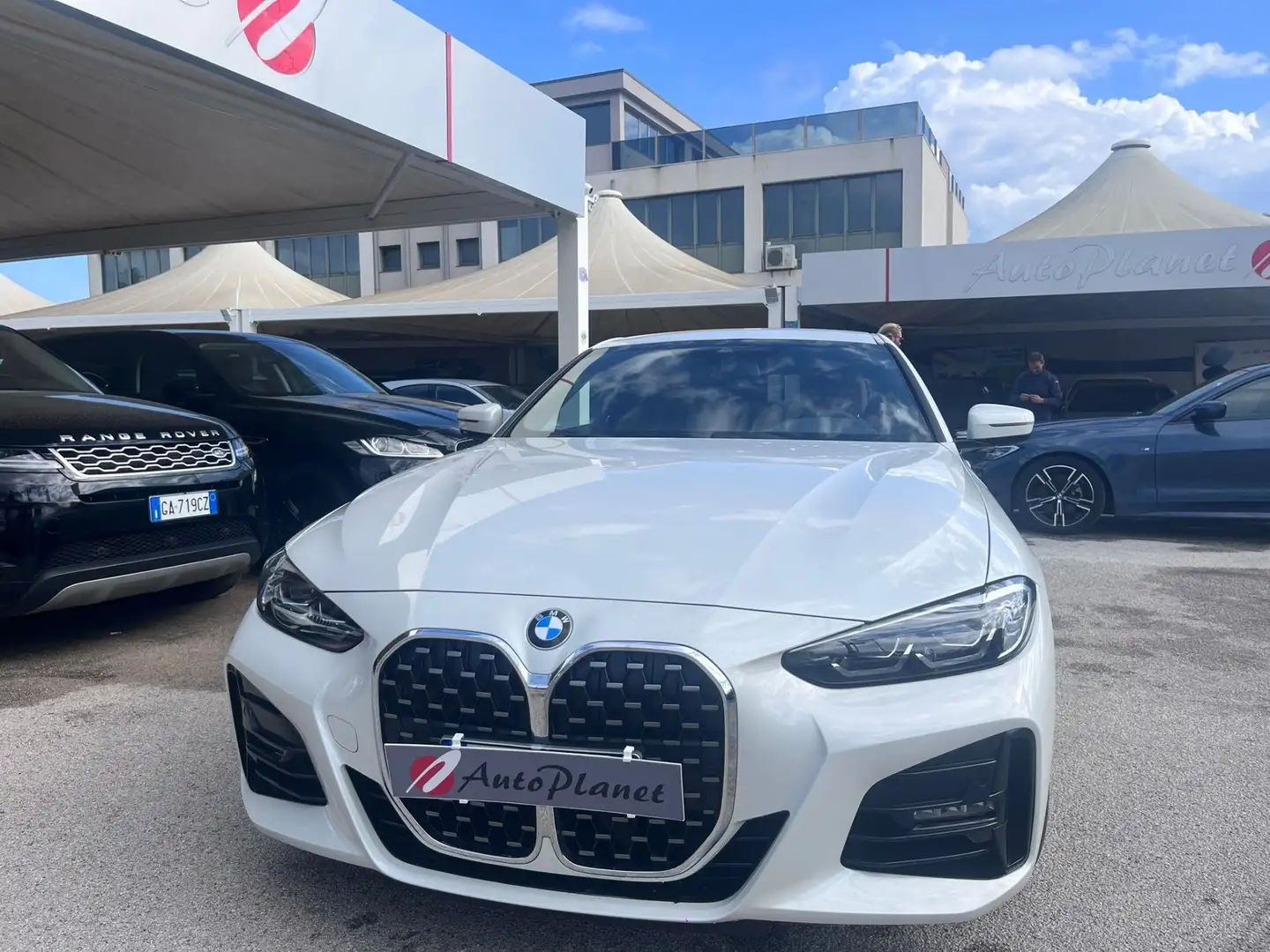 BMW 420 420d 48V Coupé Msport Bianco - 2