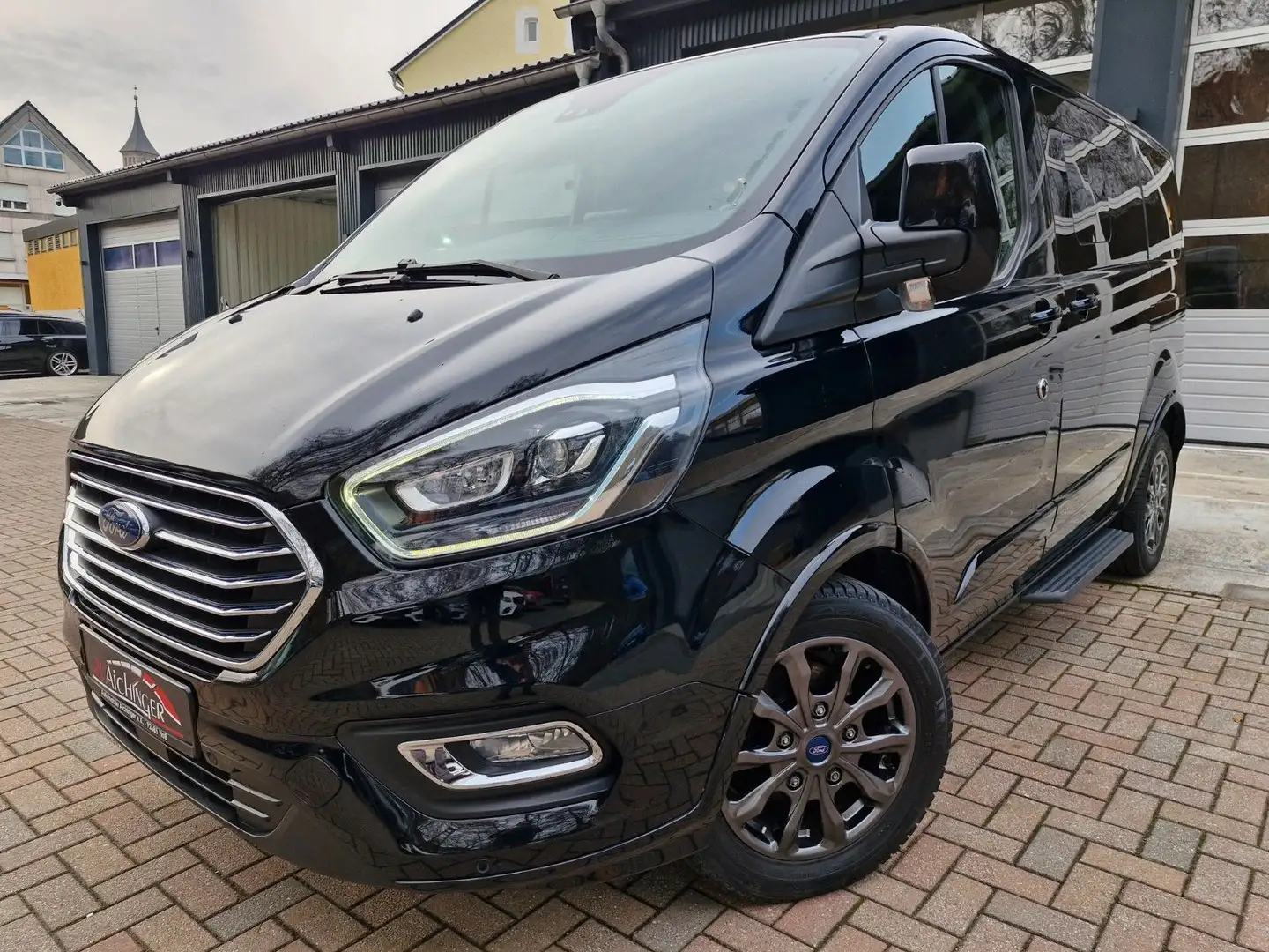 Ford Tourneo Custom Leder Bi-Xenon 8-Fach 8-Sitzer Noir - 1