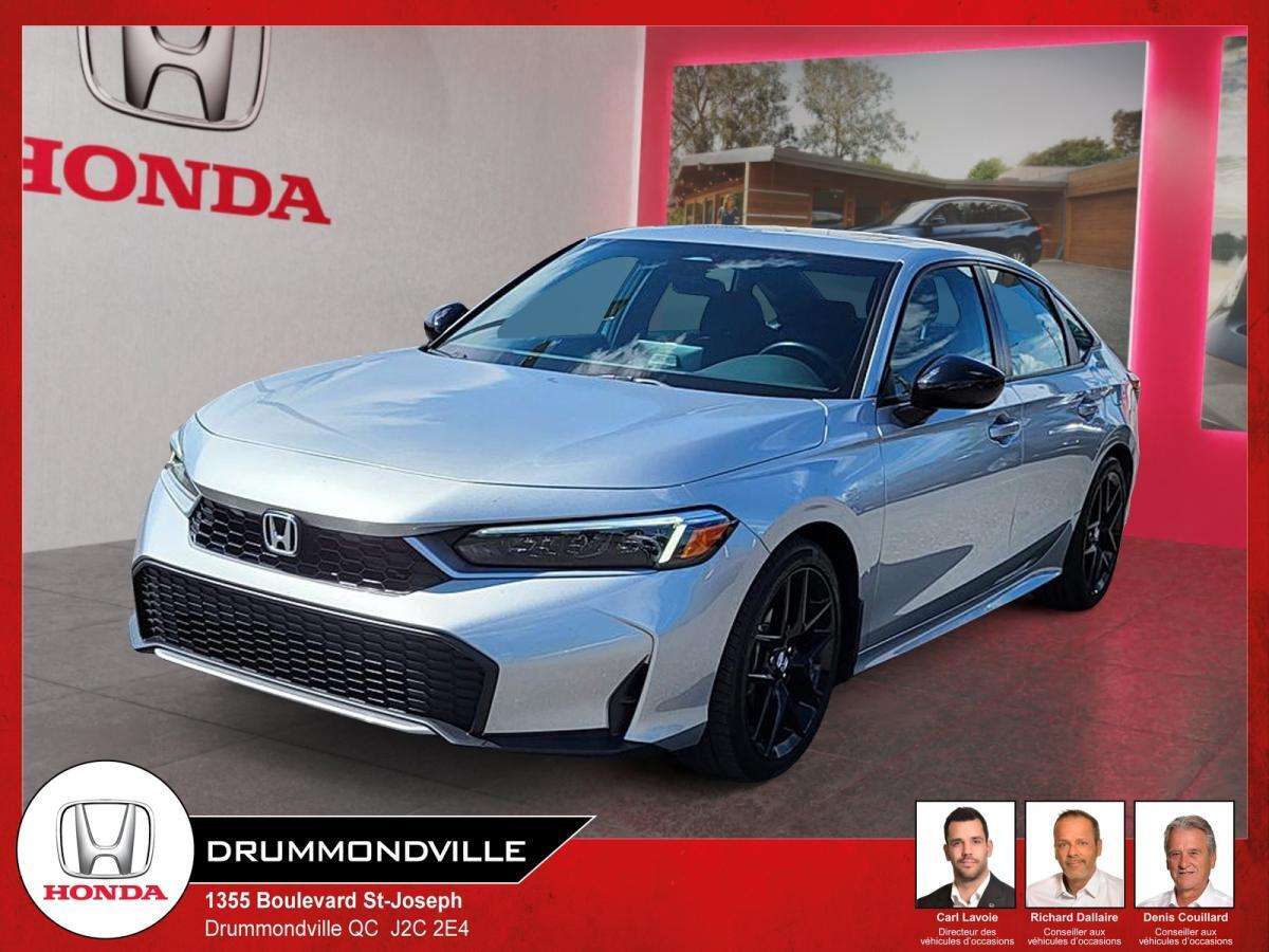 2025 Honda Civic Sport HYBRIDE + JAMAIS ACCIDENTE + TOIT + SIEGE CH