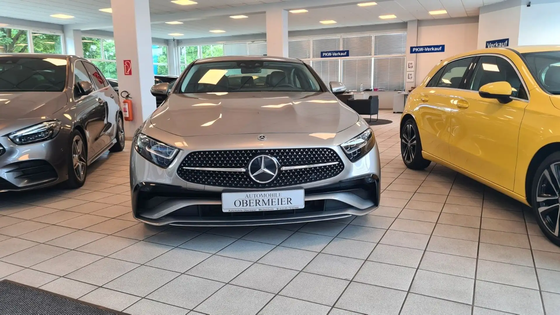 Mercedes-Benz CLS 400 d AMG 4M RFK DAB LED HuD Memory CarPlay Silber - 2