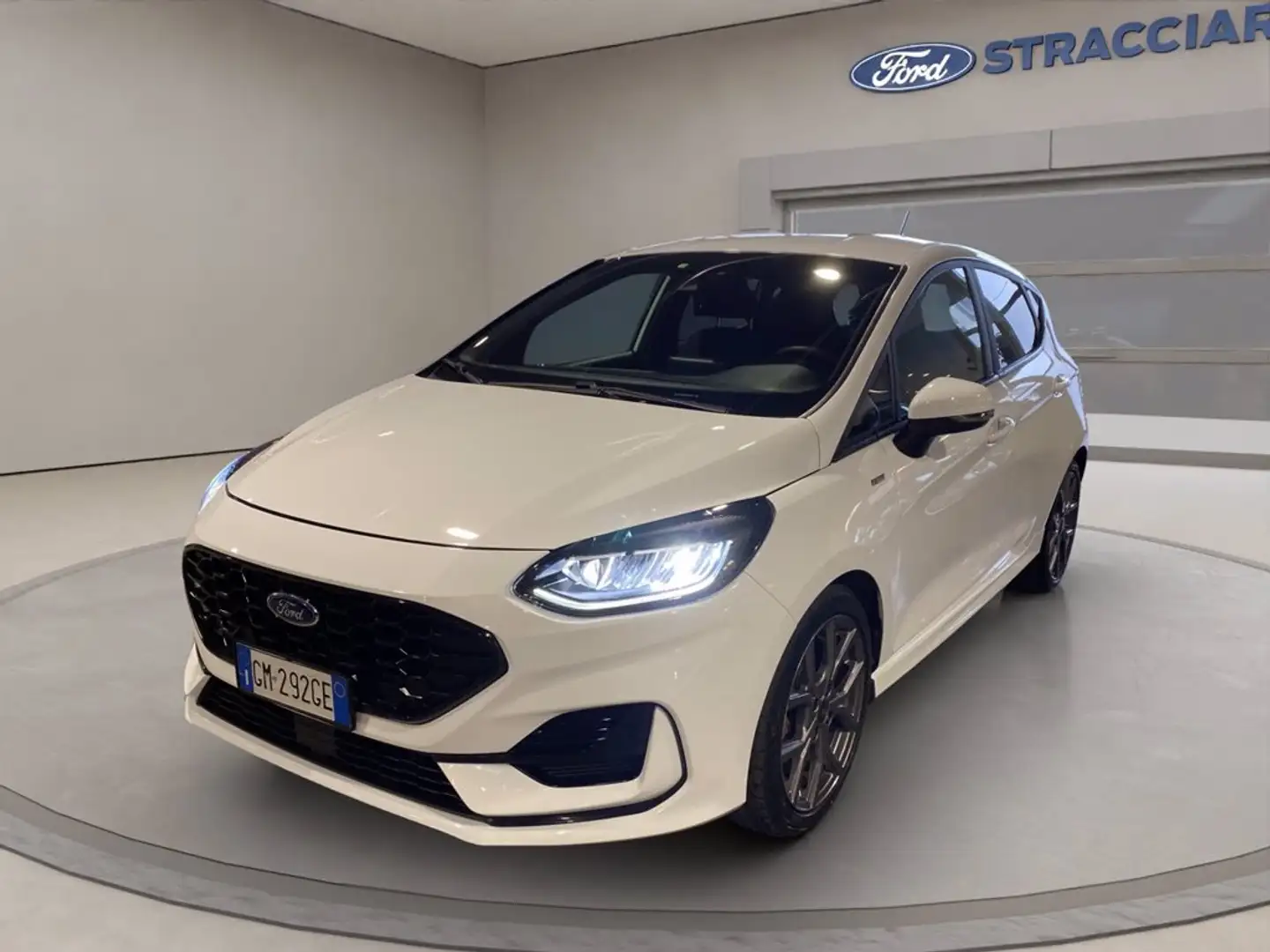 Ford Fiesta 5p 1.0 ecoboost h ST-Line X 125cv powershift Blanc - 1