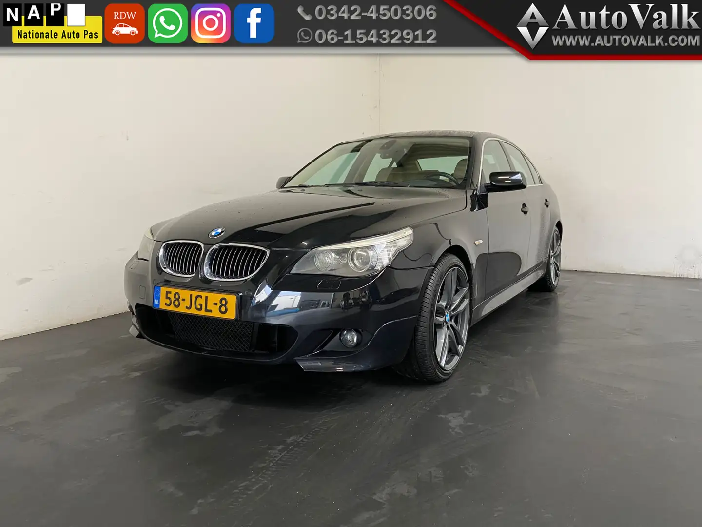 BMW 530 5-serie 530i M-Pakket. Youngtimer! Czarny - 1