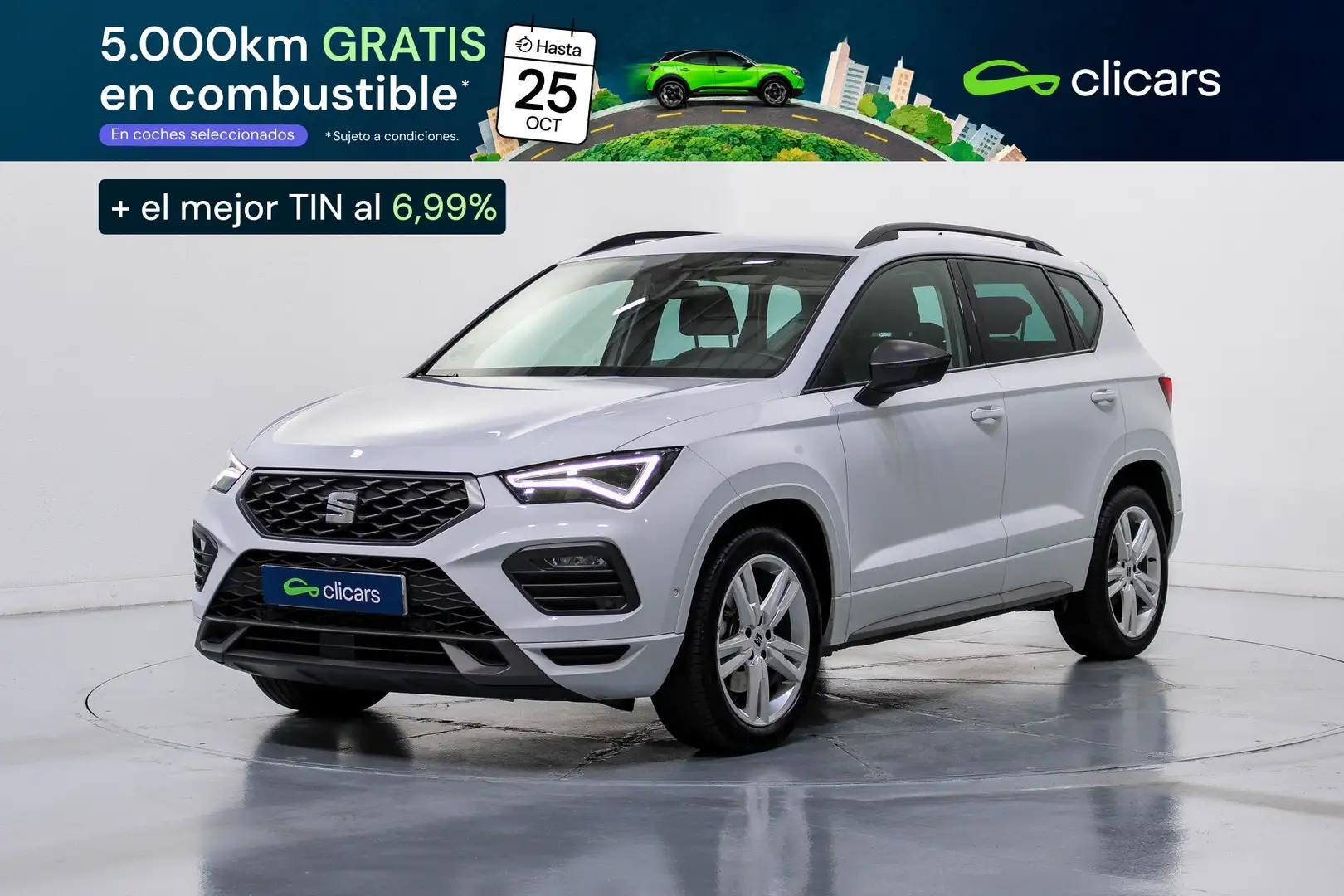 SEAT Ateca 1.5 EcoTSI S&S FR XS DSG Blanco - 1