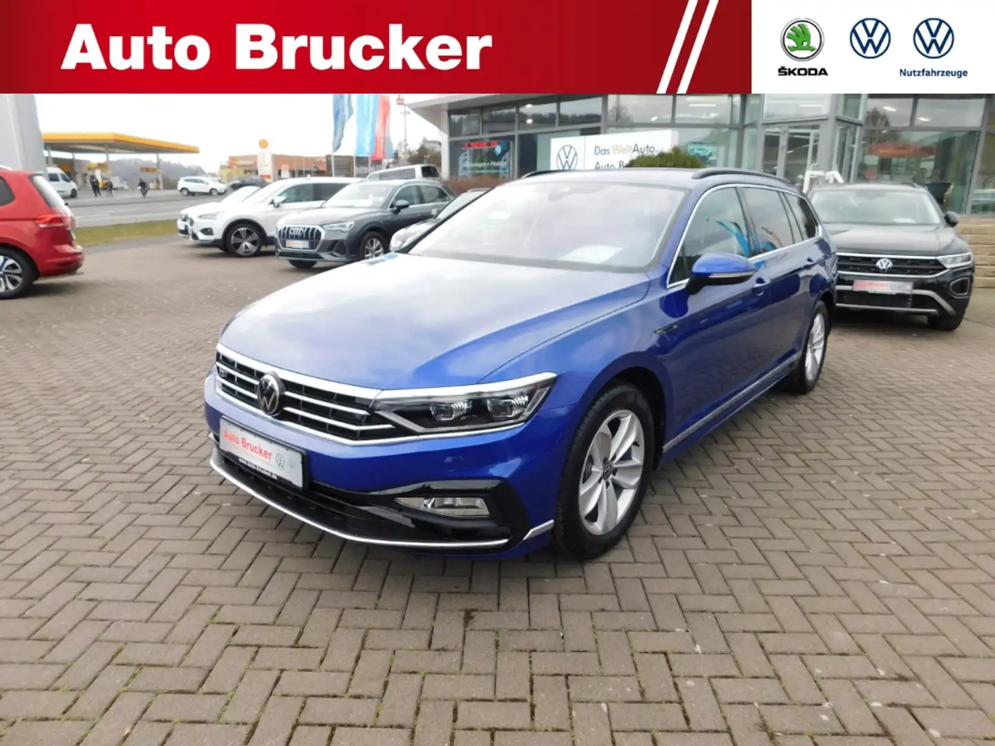 Volkswagen Passat Variant 2.0 TDI 4M+Anhängerkupplung+Parklenkassistent+Rück Blau - 1